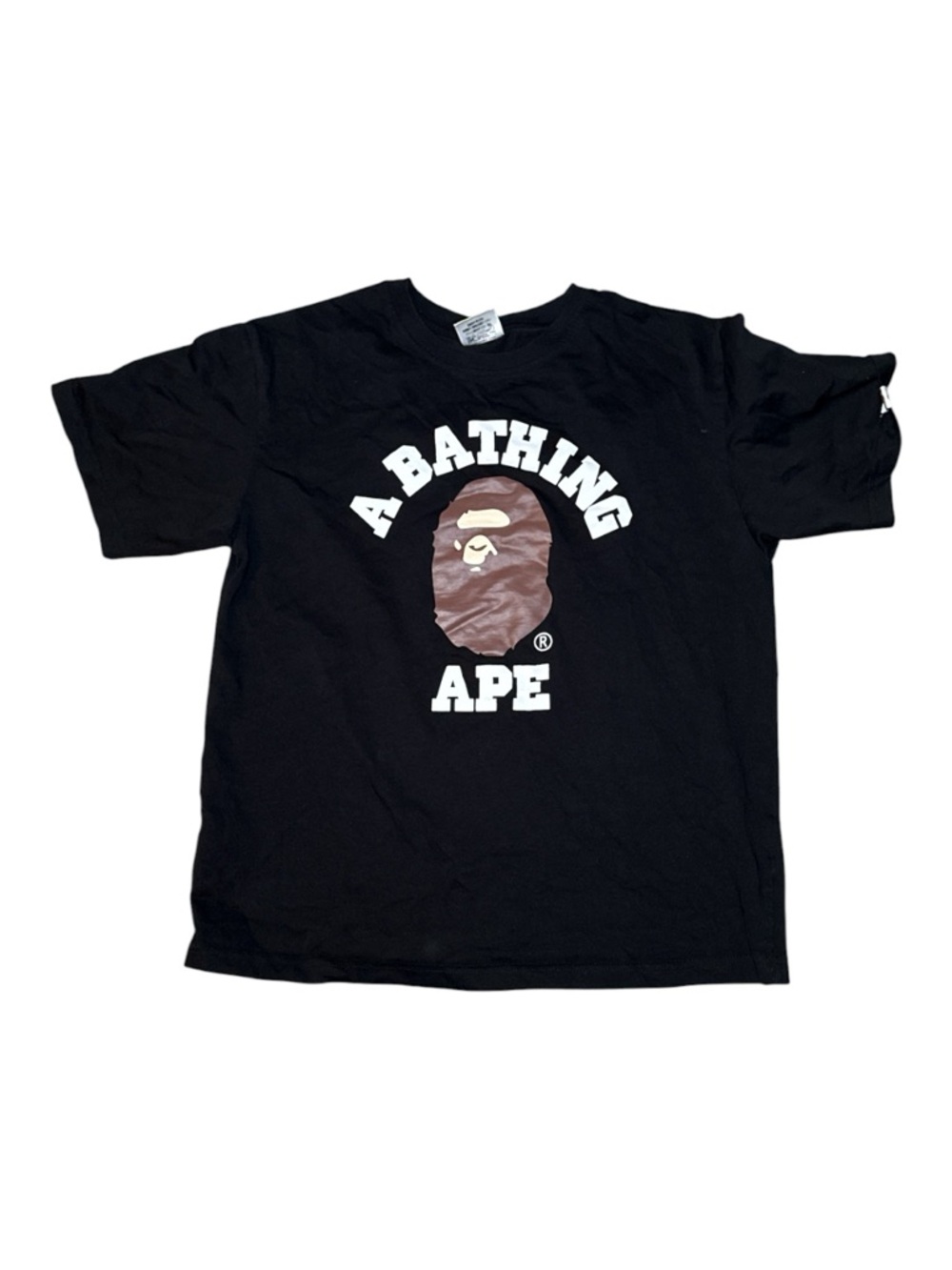 Bape College Xl T-Shirt- Fits Like Men Medium-Japanese Streetwear Tee